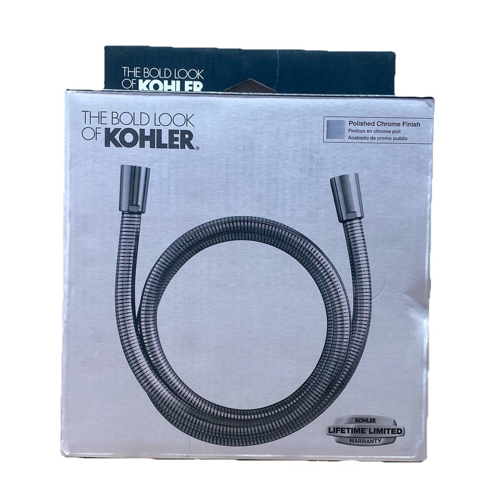 Kohler Hand Shower Hose‎ Awaken 60" Smooth Polished Chrome 45982-CP New